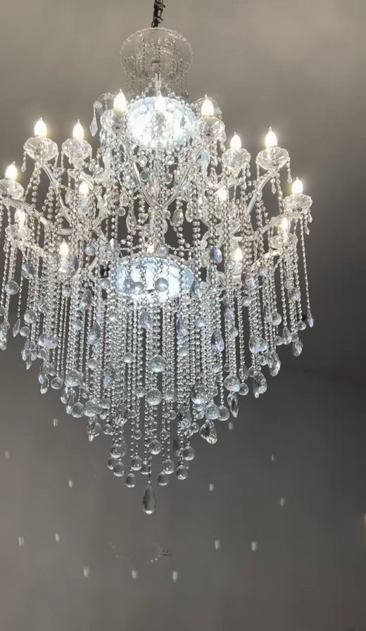 Candelabro de cristal de KOVA Eventos